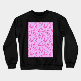 Pattern Pink Crewneck Sweatshirt